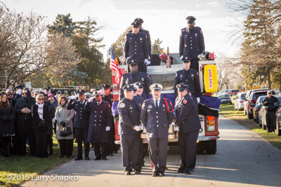 Funeral for Chicago Firefighter Daniel V Capuano LODD shapirophotography.net Larry Shapiro photographer